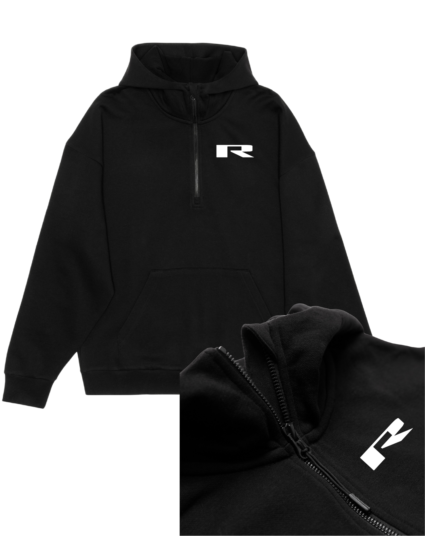Unisex 1/2 Zip Hoodie